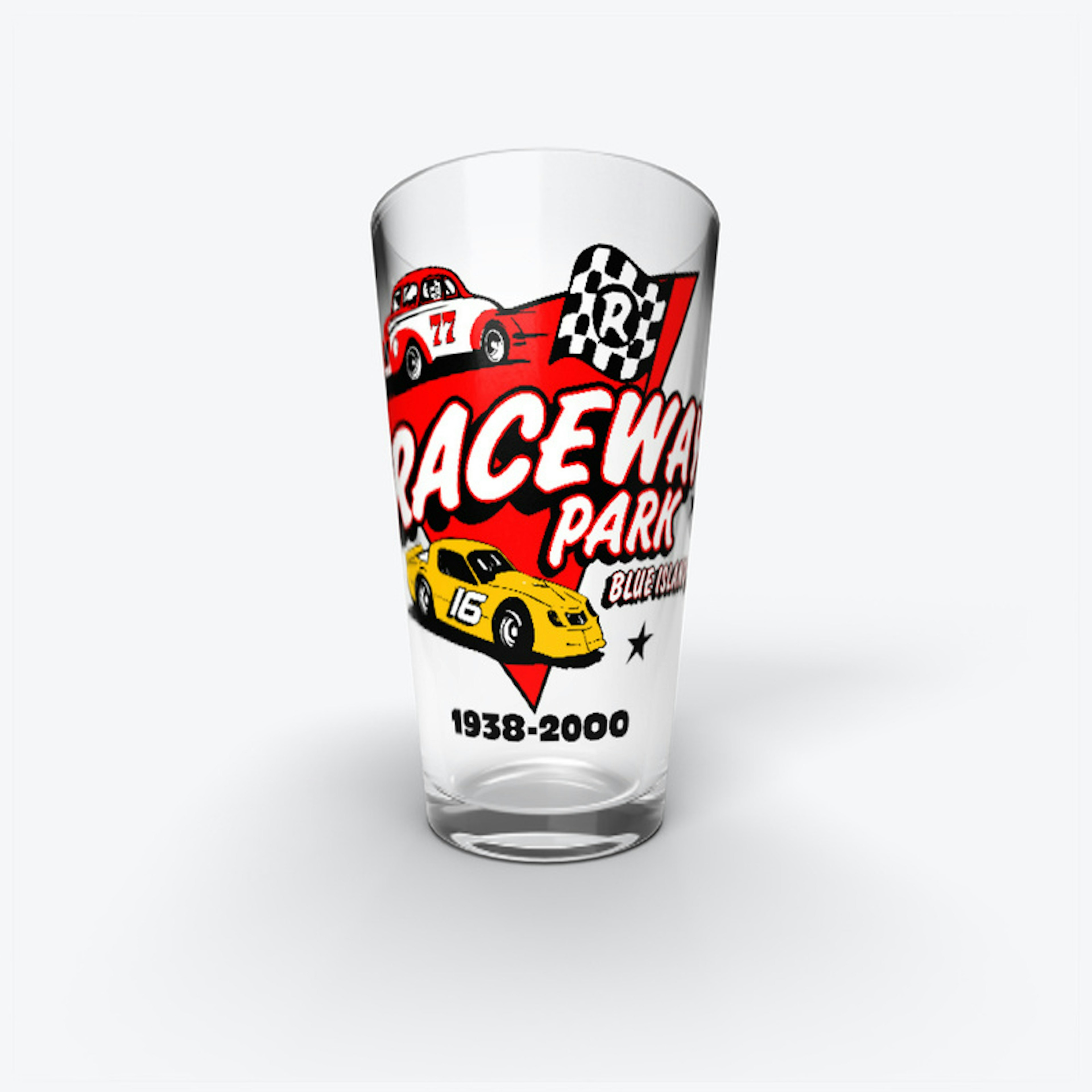 Raceway Park Pint Glass and More